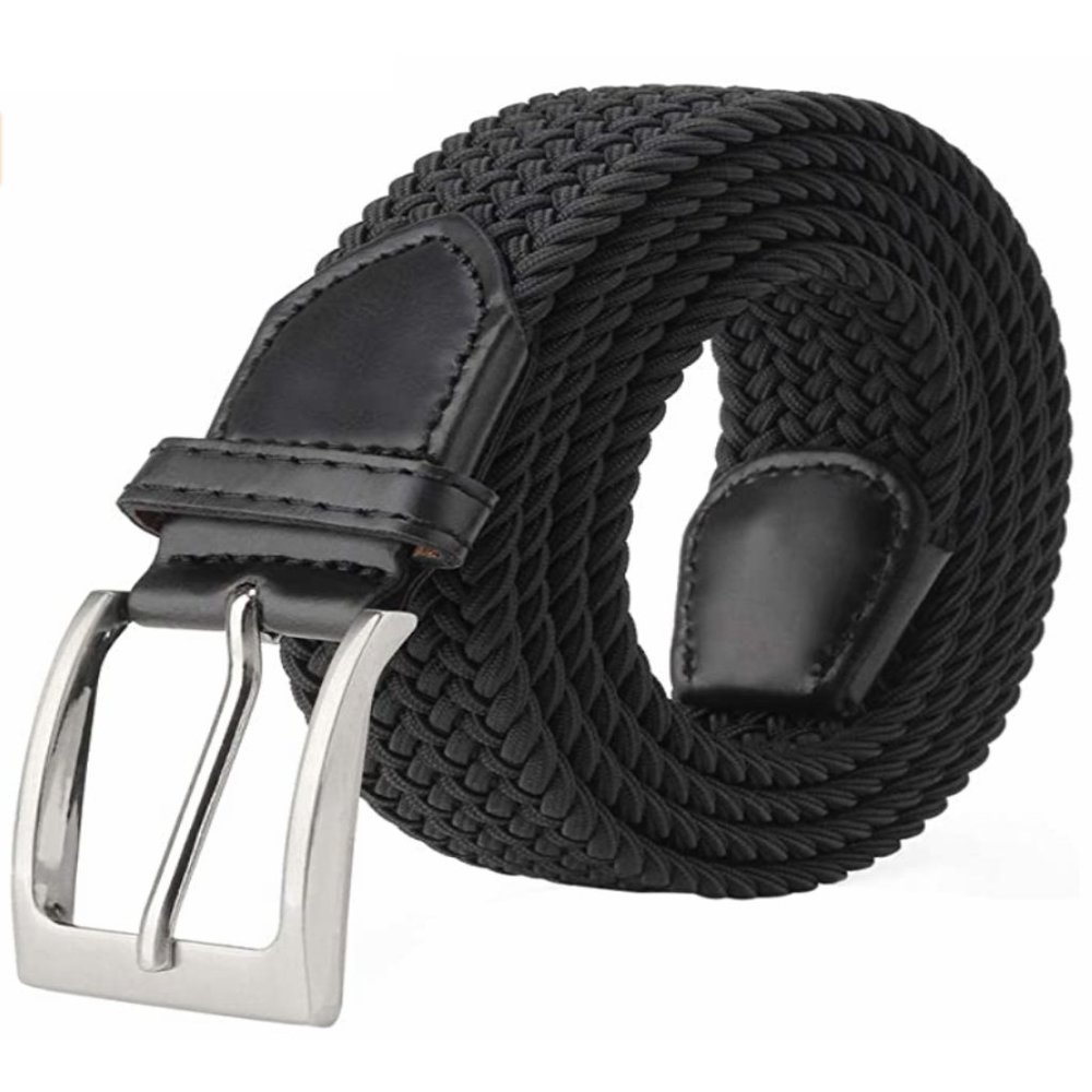 FAIRWIN XL Elastic Braided Belt 1.3” Woven Fabric XL 41-44″